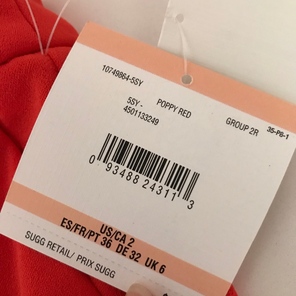 Anne Klein Poppy Red Pants - Picture 6 of 8